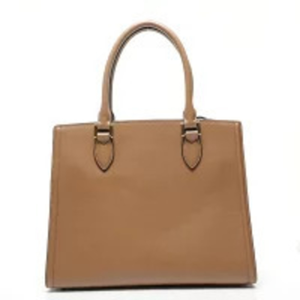 Prada Brown Cannella Tote Calfskin Saffiano Soft